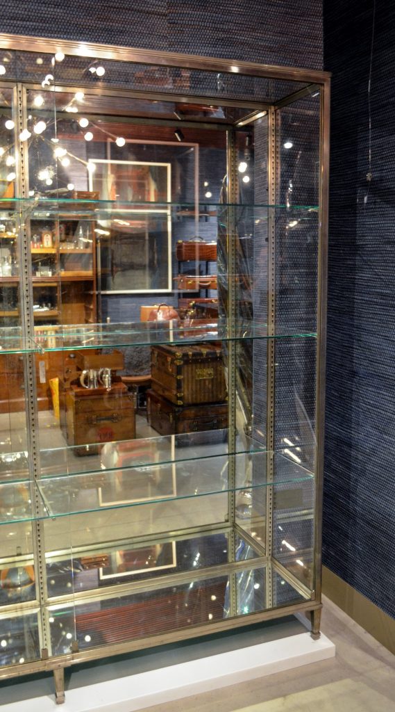 Display cabinet assembled in Bentley’s of London