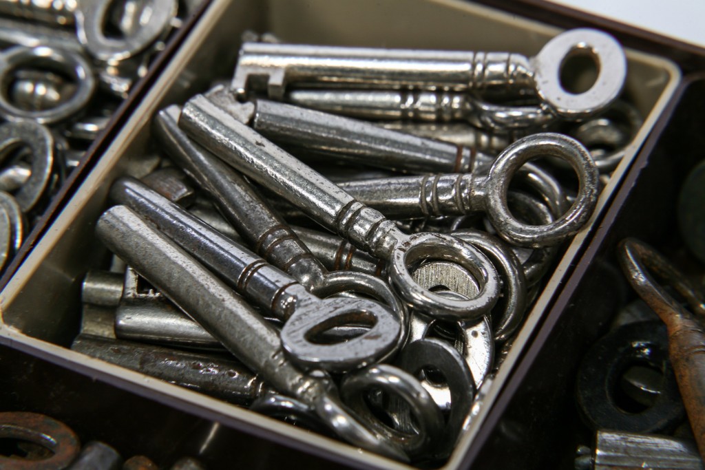 Victorian style keys