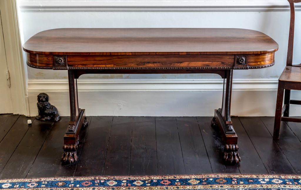 Regency rosewood side table