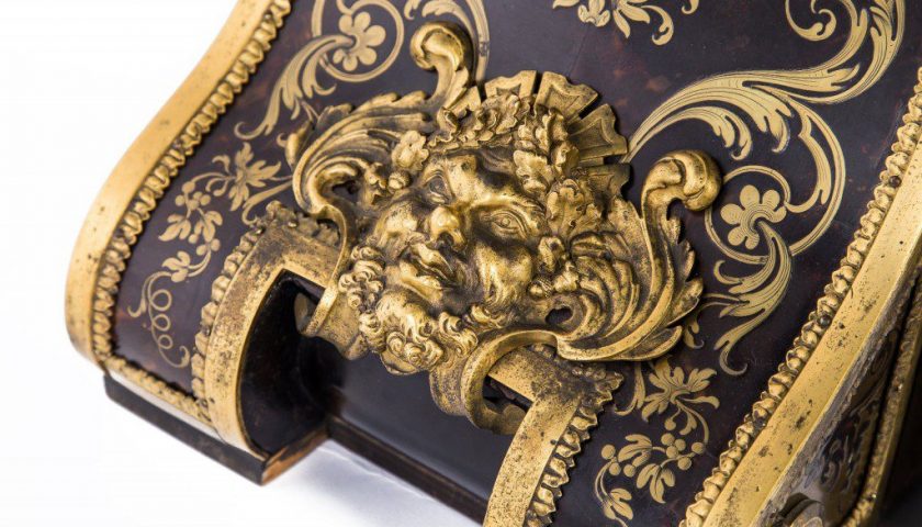 Example showing how ormolu complements brass and tortoise shell work