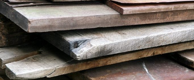 Reclaimed timber from stock